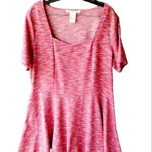 American Rag Cie Womens A Line Mini Dress Multi Color Size 1X